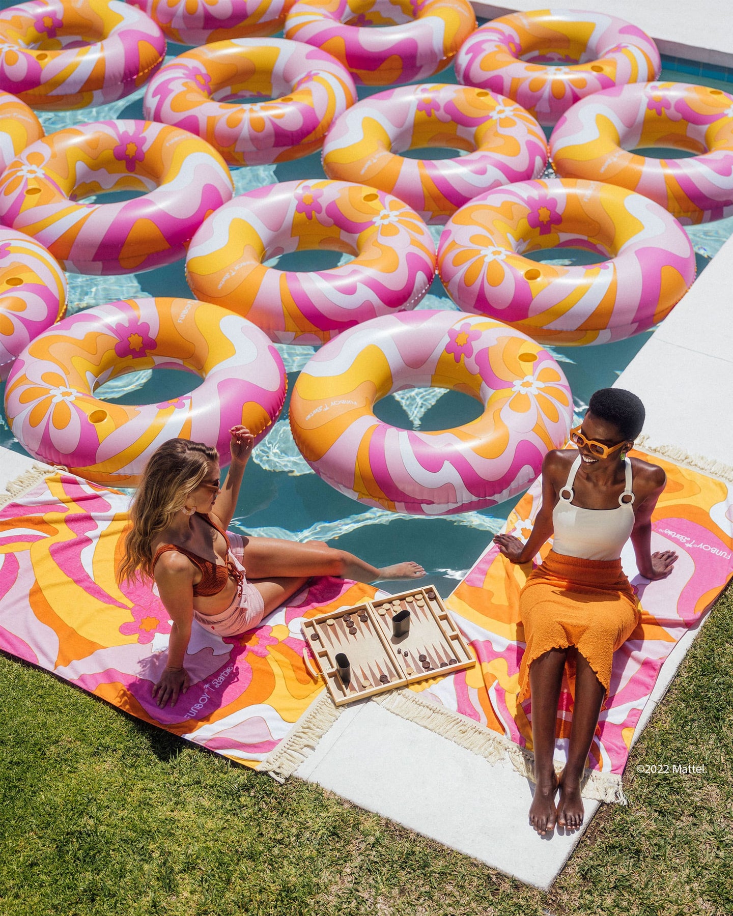 FUNBOY x Barbie Beach  Towel w/ Fringe